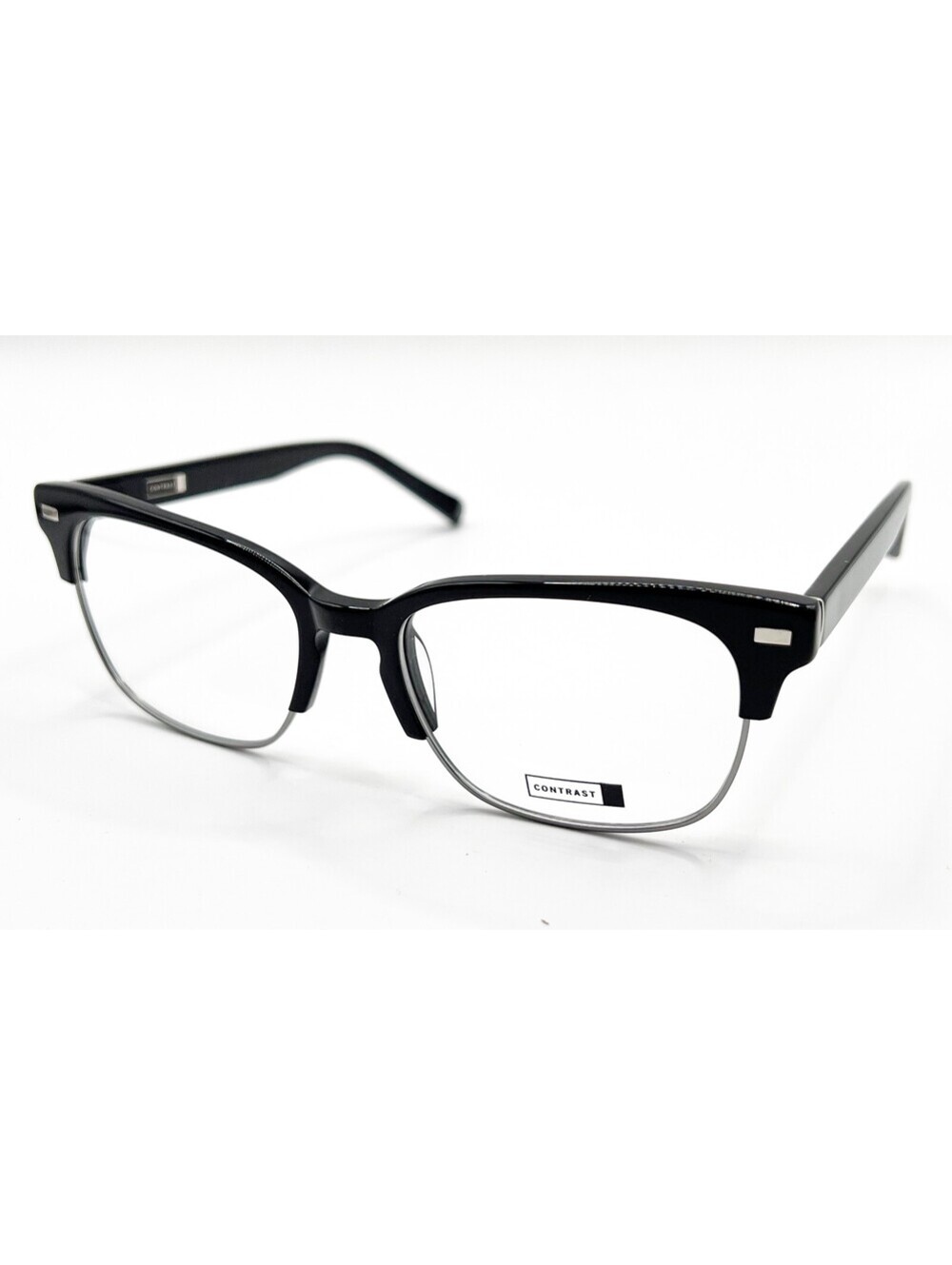 Contrast Jazz Blk Black Authentic Eyeglasses 54-18-145